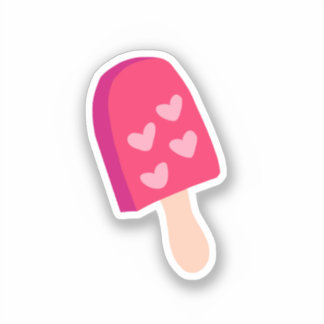 Sticker amour popsicle