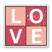 Sticker Amour, Saint Valentin (Devant)