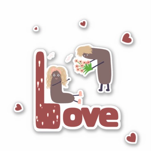Sticker Amoureux (Devant)