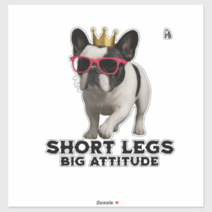 Sticker Amoureux de chiens Bouledogues Français