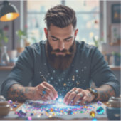 Sticker Amoureux de diamants tous (Devant)