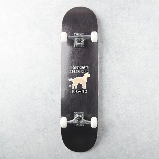 Sticker amoureux de labrador (Skateboard)