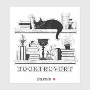 Sticker Amoureux de livres Booktrovert 