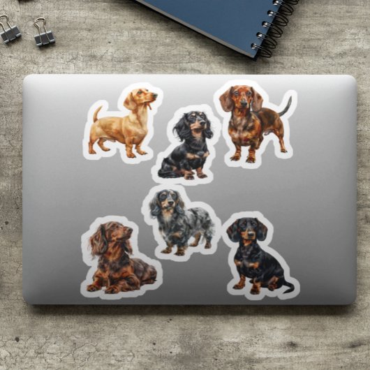 Sticker Amoureux des chiens Dachshund Cute