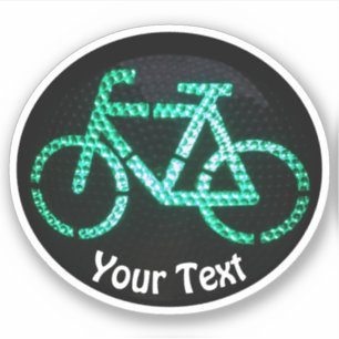 Sticker Amoureux du vélo et mobilité durable bicyclette