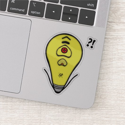 Sticker Ampoule jaune la plus élevée v1 (Détail)