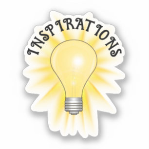 Sticker Ampoule lumineuse Idée