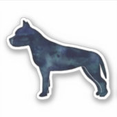 Sticker Amstaff Dog (Devant)