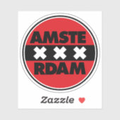 Sticker Amsterdam (Feuille)