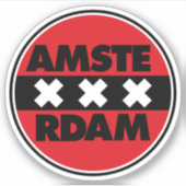 Sticker Amsterdam (Devant)