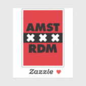 Sticker Amsterdam (Feuille)