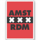 Sticker Amsterdam (Devant)