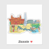 Sticker Amsterdam (Feuille)