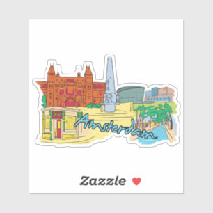 Sticker Amsterdam
