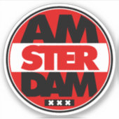 Sticker Amsterdam (Devant)