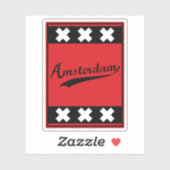 Sticker Amsterdam (Feuille)