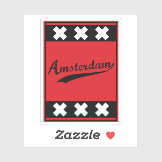 Sticker Amsterdam (Feuille)