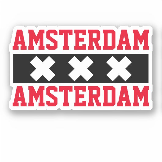 Sticker Amsterdam (Devant)