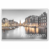 Sticker Amsterdam Pays-Bas Holland Souvenir (Devant)