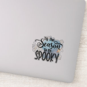 Sticker Amusant, citation éffrayante d'Halloween