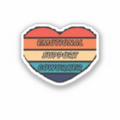 Sticker Amusant d'aide émotionnelle (Recto)