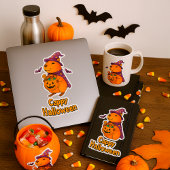 Sticker Amusant Éffrayant Capybara Sorch WIzard