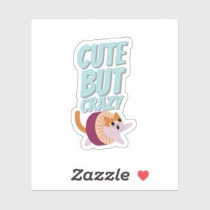 Sticker amusant et jouant