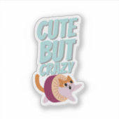 Sticker amusant et jouant (Devant)