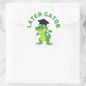 Sticker amusant plus tard Gator Graduation (Sac)