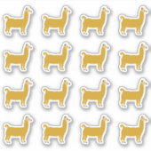 Sticker Amusante Llama Animal (Devant)