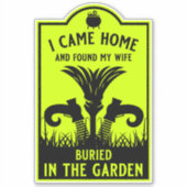 Sticker Amusante sorcière (Devant)