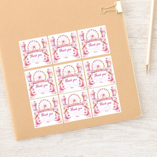 Sticker Amusement Park Anniversaire (Carnet)