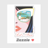 Sticker Amusons-nous - Le Lotus Blanc (Feuille)