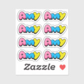 Sticker Amy (Feuille)