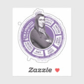 Sticker Amy Farrah Fowler - Graphique d'informations (Feuille)