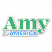 Sticker Amy Klobuchar 2020 Amy pour le président (Devant)