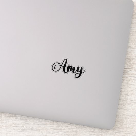 Sticker Amy Name - Calligraphie manuscrite (Détail)