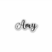 Sticker Amy Name - Calligraphie manuscrite (Devant)