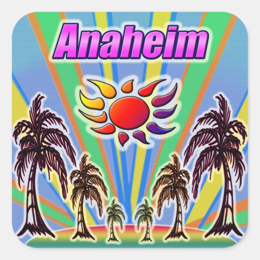 Sticker Anaheim Summer Love (Devant)