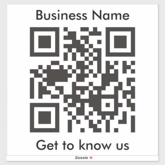 Sticker Analyse de code QR Texte personnalisé pour Numériq (Feuille)