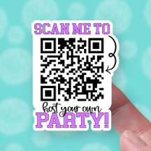 Analyser pour héberger une partie violet code QR P
