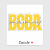 Sticker Analyste du comportement certifié par le conseil (Feuille)