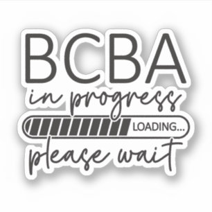 Sticker Analyste du comportement futur BCBA en cours