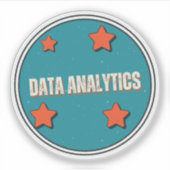 Sticker Analytique des données (Devant)