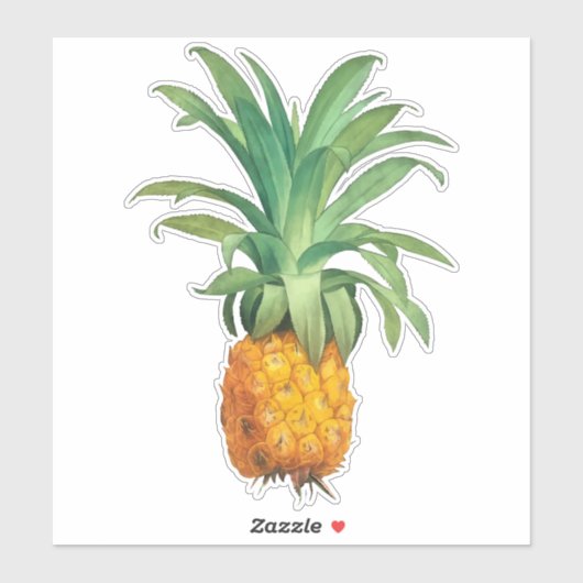 Sticker Ananas (Feuille)