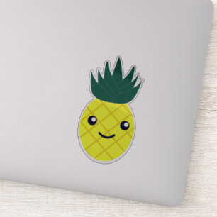 Sticker Ananas Cute Kawaii
