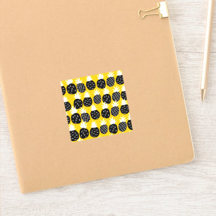 Sticker Ananas noir