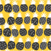 Sticker Ananas noir (Devant)