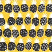 Sticker Ananas noir (Devant)