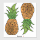 Sticker Ananas Thunder_Cove (Feuille)